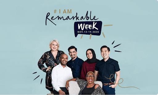 #IamRemarkable Week 2020 poster