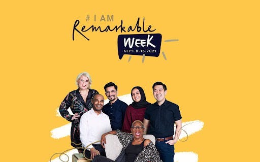 #IamRemarkable Week 2021 poster