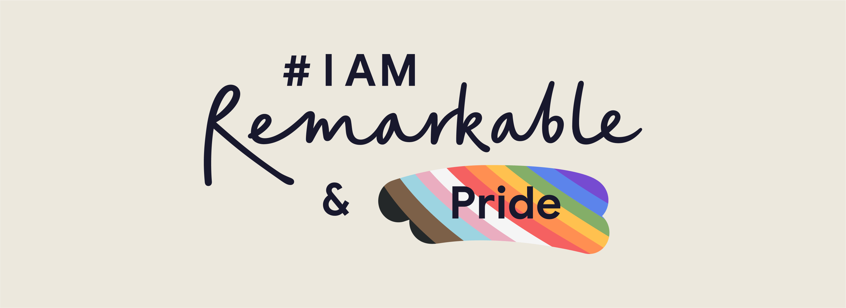 #IAmRemarkable Pride Month poster